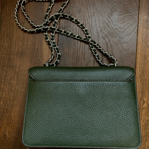 Tory Burch Britten Adjustable Shoulder Bag Chain strap forest green - Picture 3 of 7